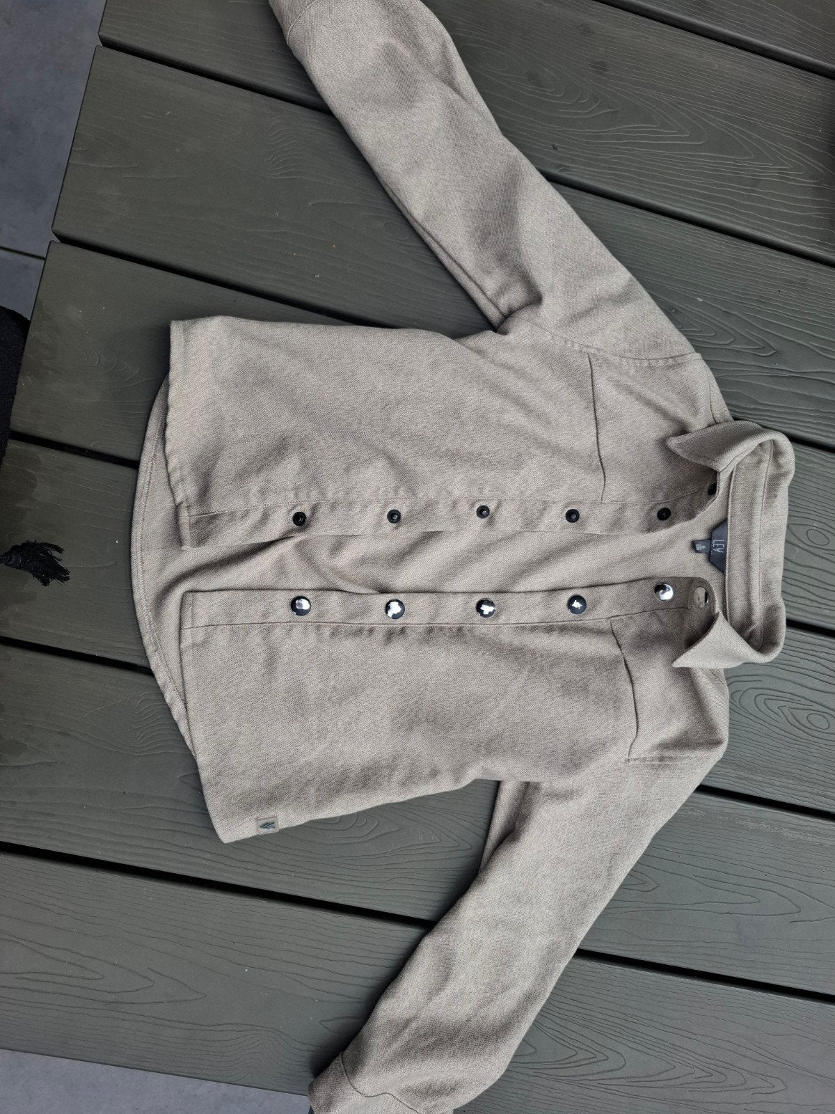 mooie jongens blouse beige maat 116 merk Levv, Ophalen, Overhemd of Blouse, Zo goed als nieuw, Jongen