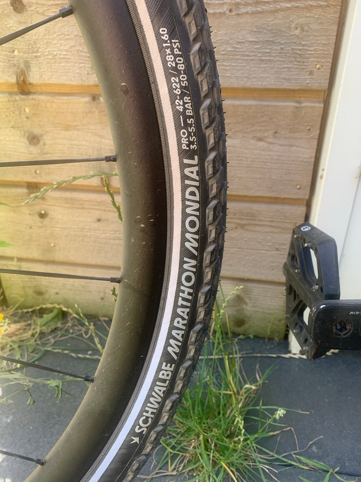 Schwalbe Marathon Mondial Fietsband - 28 inch, Gebruikt, Band, Rubber, Ophalen