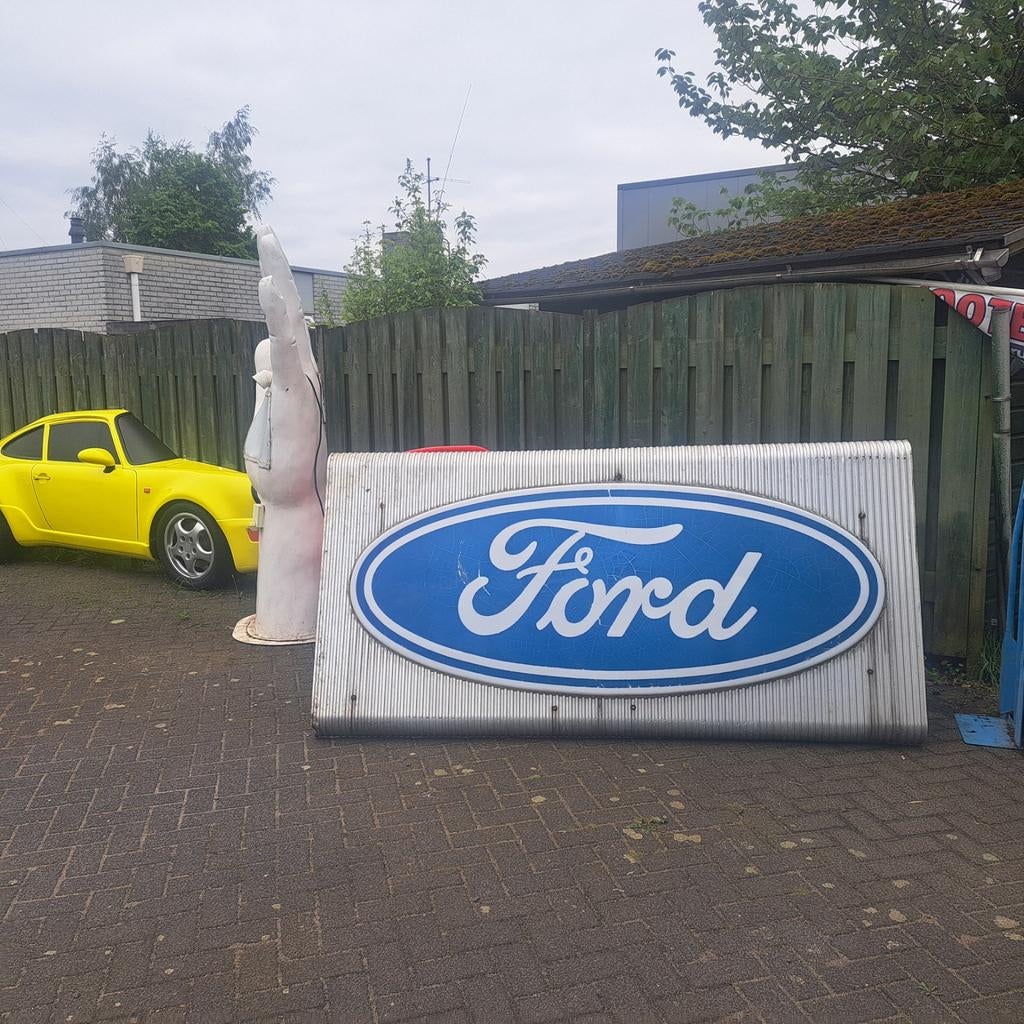 Ford lichtbak plaat Xxl, Verzamelen, Merken en Reclamevoorwerpen, Ophalen, Gebruikt, Lichtbak of (neon) lamp