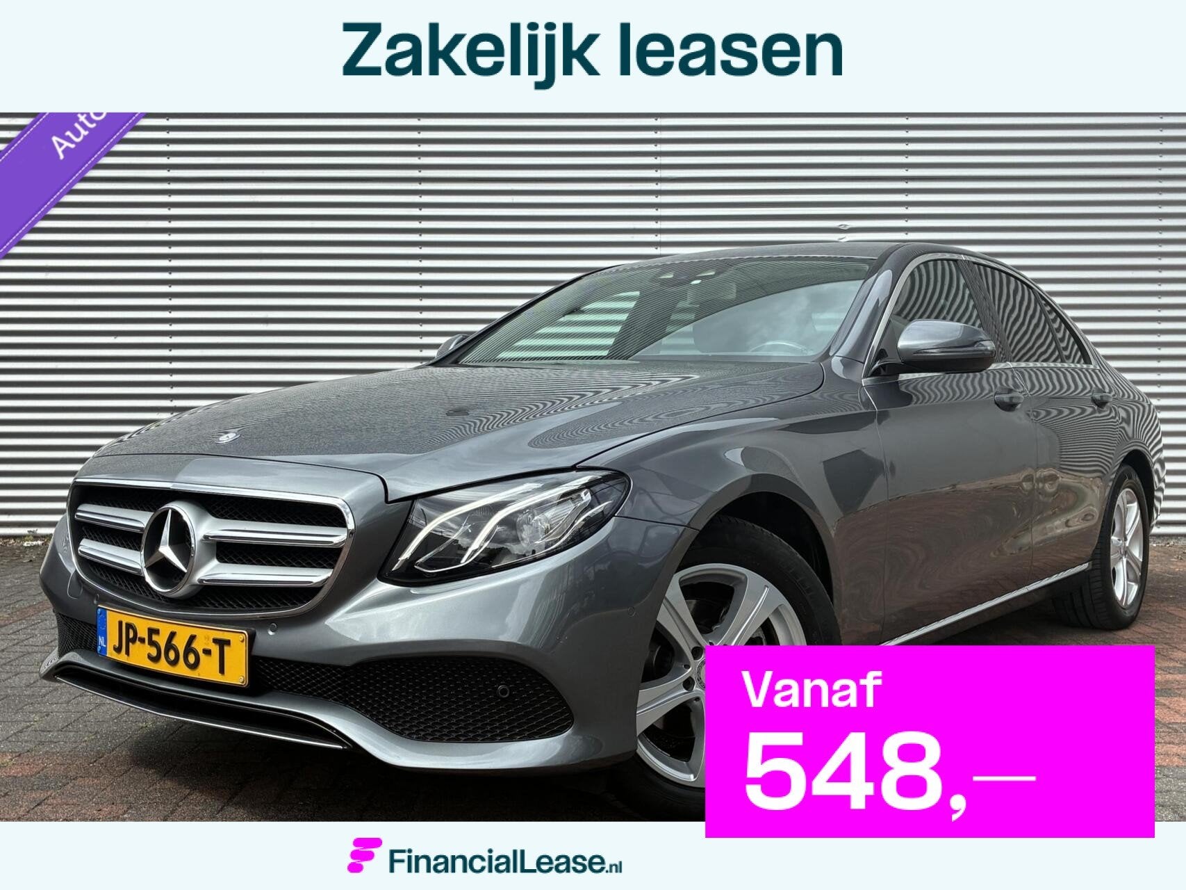 Mercedes E-klasse E200 Widescreen Head-up Cruise Led Nl Auto, Automaat, Achterwielaandrijving, Gebruikt, 4 cilinders