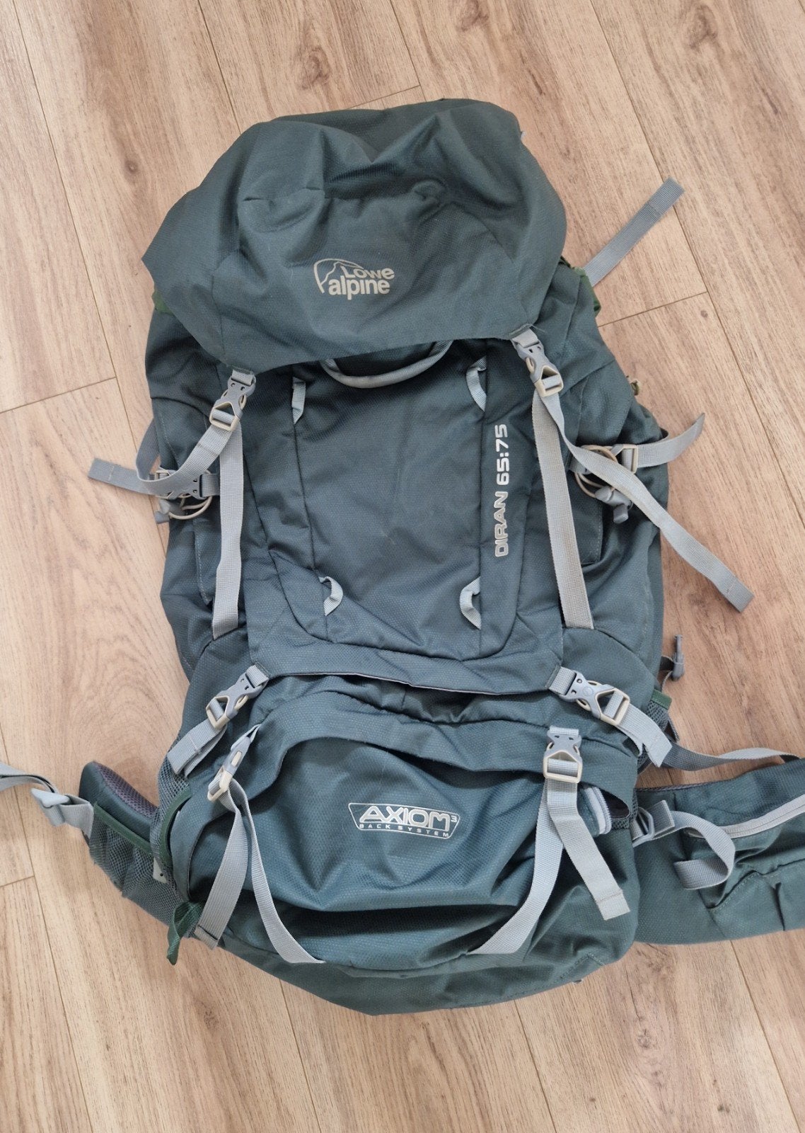 Lowe Alpine Diran 65:75 Backpack - Groen, Ophalen of Verzenden, Zo goed als nieuw