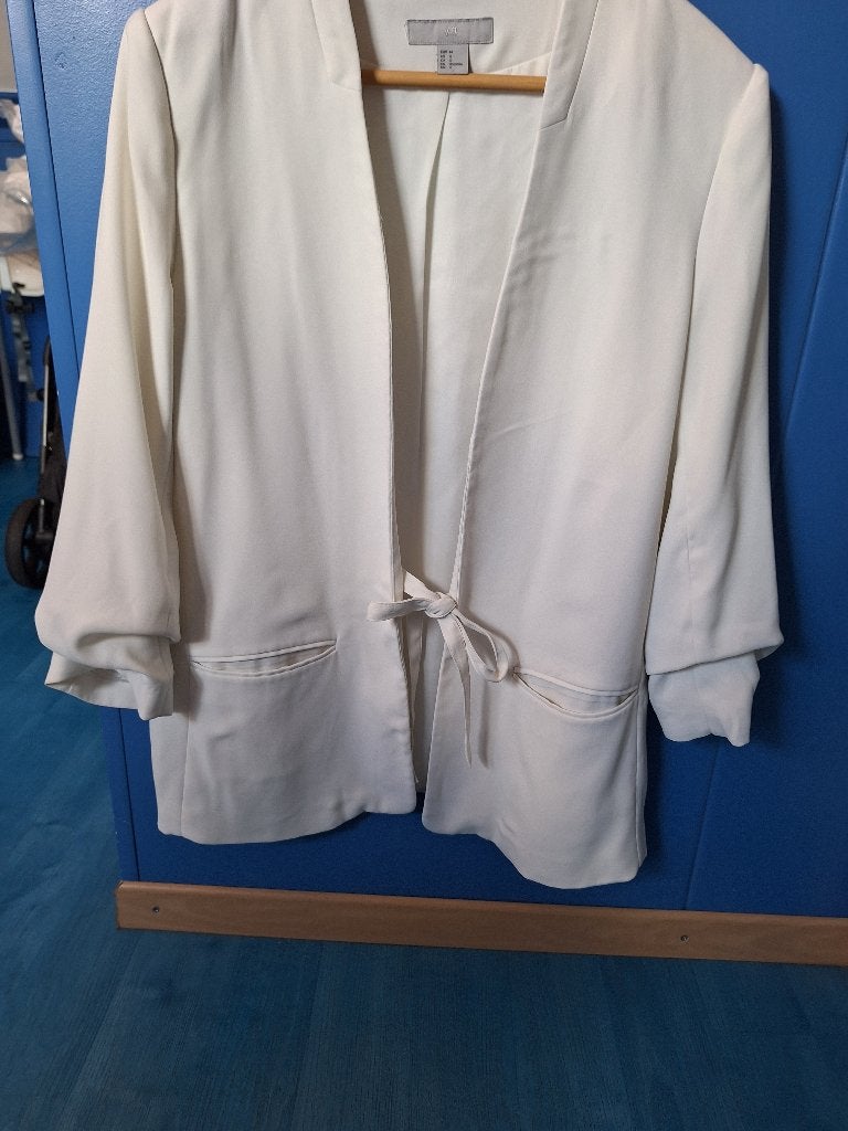 jasje gebroken wit h&m mt.44 zgan, Kleding | Dames, H&M, Beige, Maat 42/44 (L), Ophalen of Verzenden