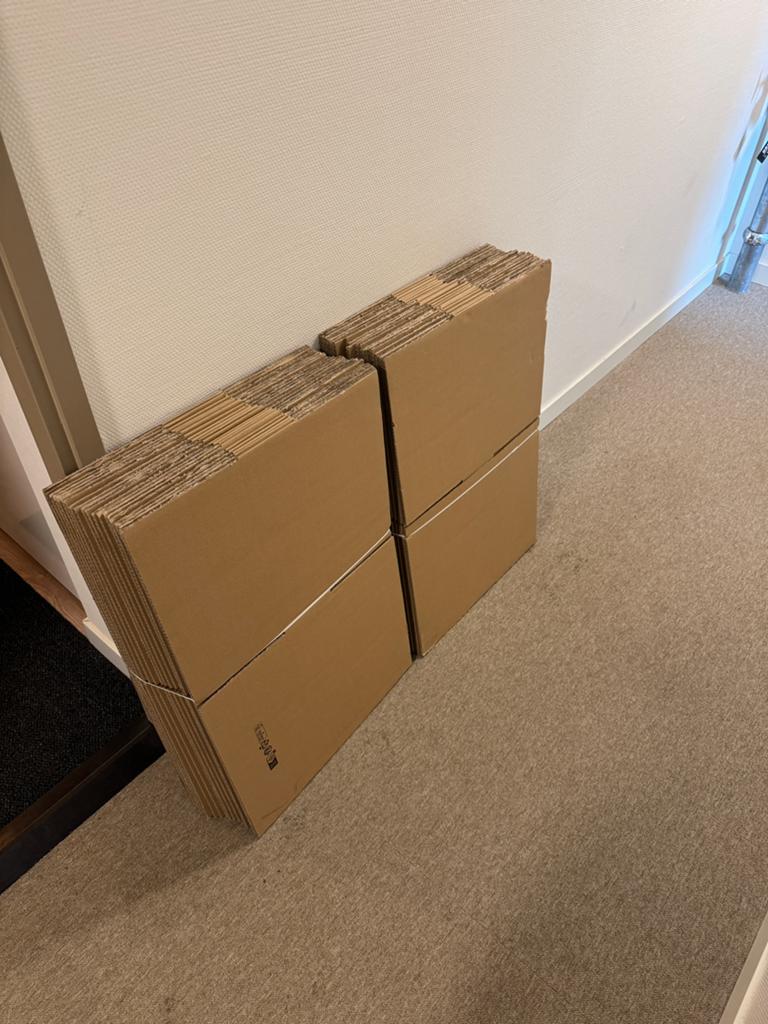 40 Stuks Nieuwe Kartonnen Dozen 40 x 43 x 12 cm (ongevouwen), Doe-het-zelf en Verbouw, Kratten en Dozen, Nieuw, Doos, Minder dan 50 cm