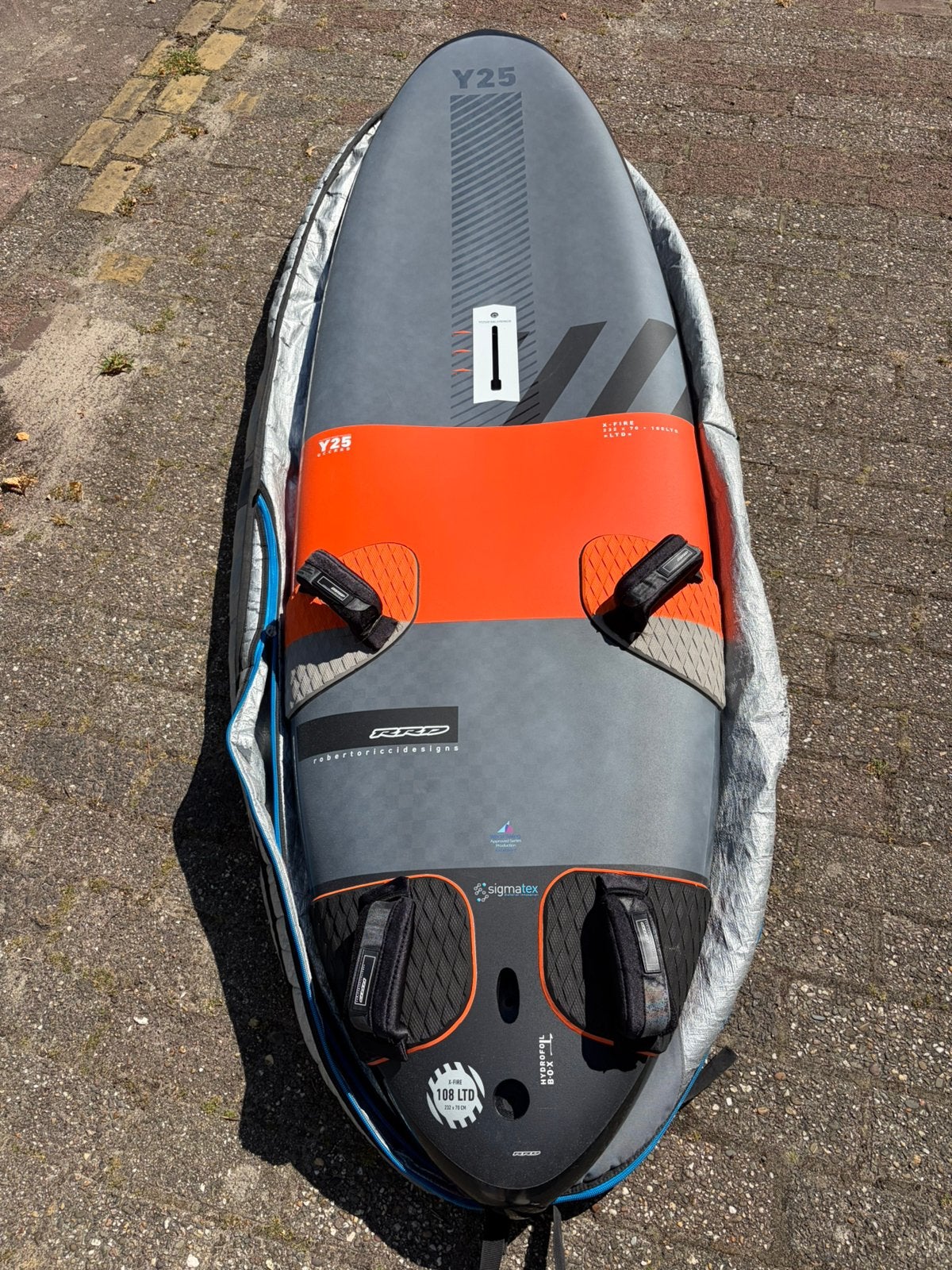 RRD X-Fire Y25 108 liter, Watersport en Boten, Ophalen, Zo goed als nieuw, Plank