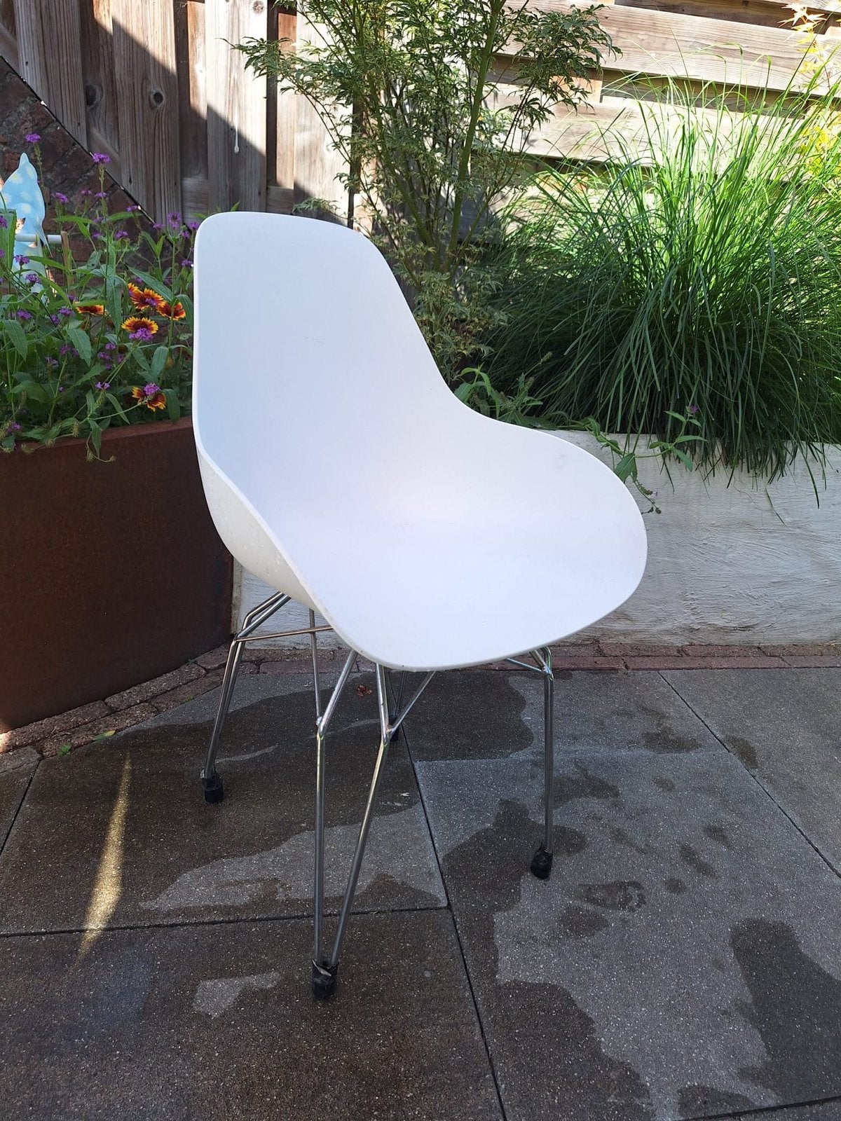 Kubikoff Dimple Chair - Gratis Ophalen, Huis en Inrichting, Stoelen, Ophalen, Kunststof, Gebruikt, Wit