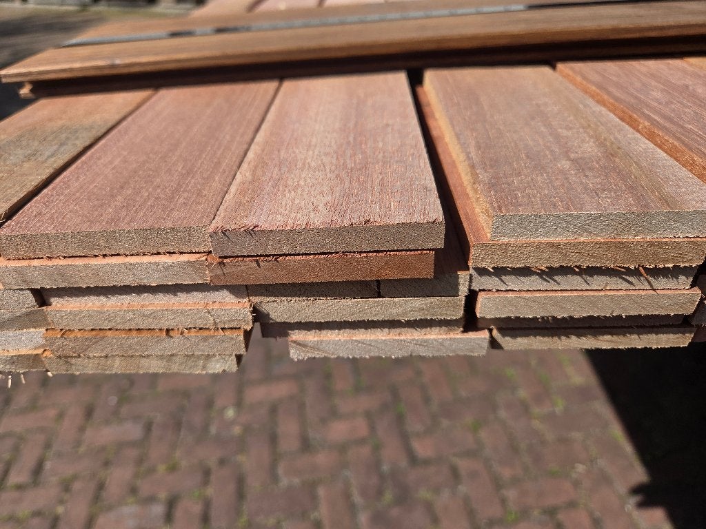 80 Meranti planken / latten 2.50 meter lang - nr: HP57, Ophalen, Planken, Nieuw, Hardhout
