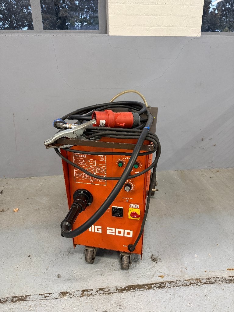Philips MIG 200 Lasapparaat, Ophalen, Gebruikt, 150 tot 250 ampère, Co2