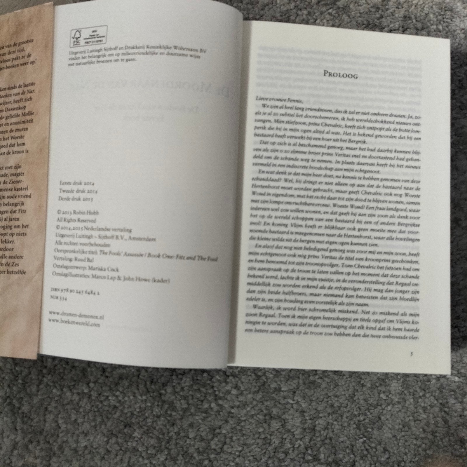Robin Hobb - De moordenaar van de Nar, Boeken, Ophalen of Verzenden, Nieuw, Robin Hobb