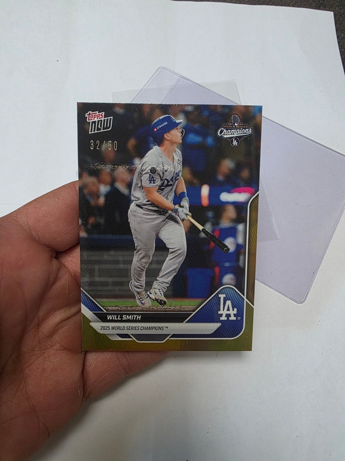 Will Smith Topps Now 2025 World Series Champions Kaart, Verzamelen, Sportartikelen en Voetbal, Ophalen of Verzenden