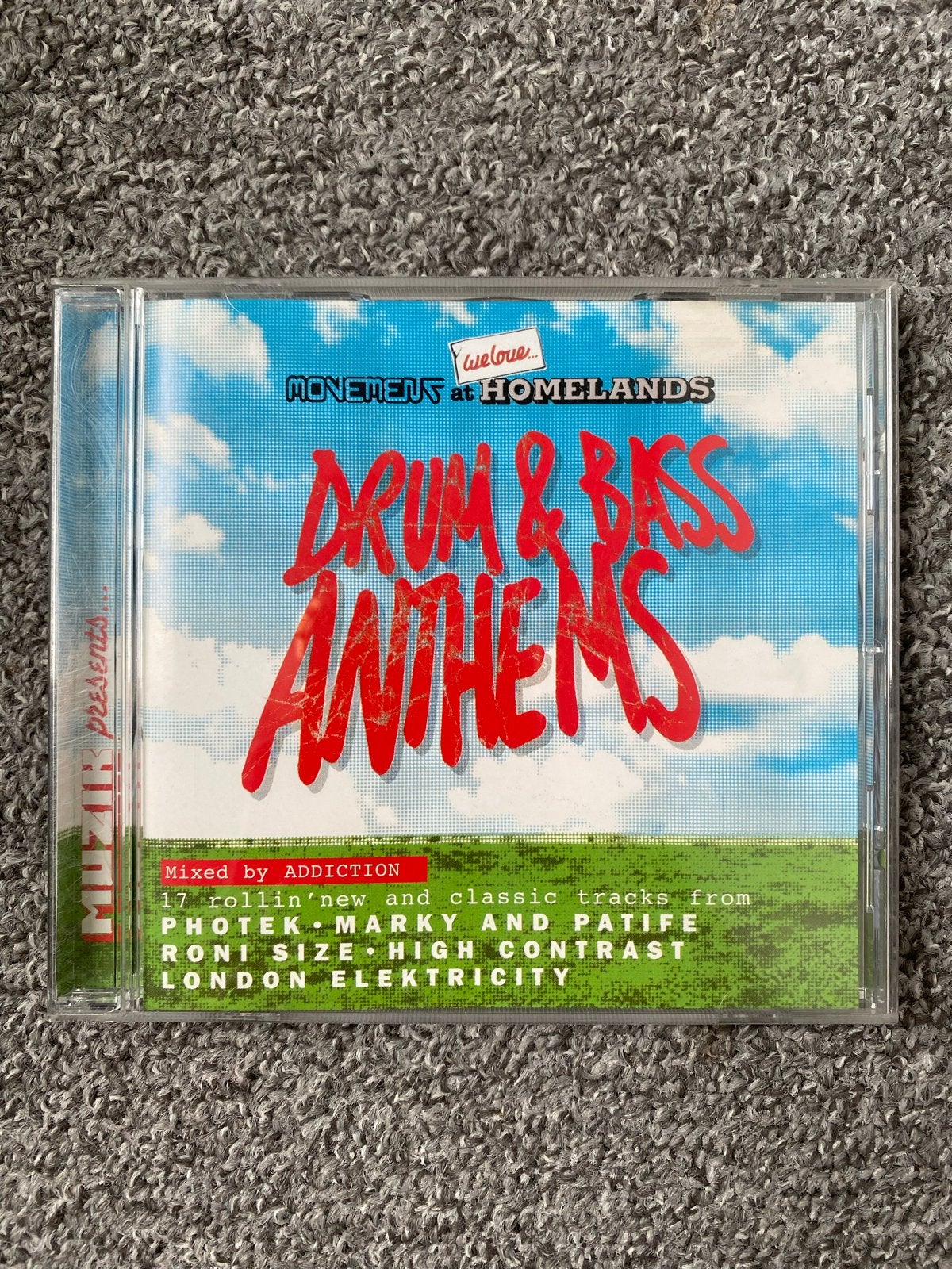 Movement at Homelands: Drum & Bass Anthems CD, Cd's en Dvd's, Ophalen, Gebruikt, Drum and bass, Verzamelalbum