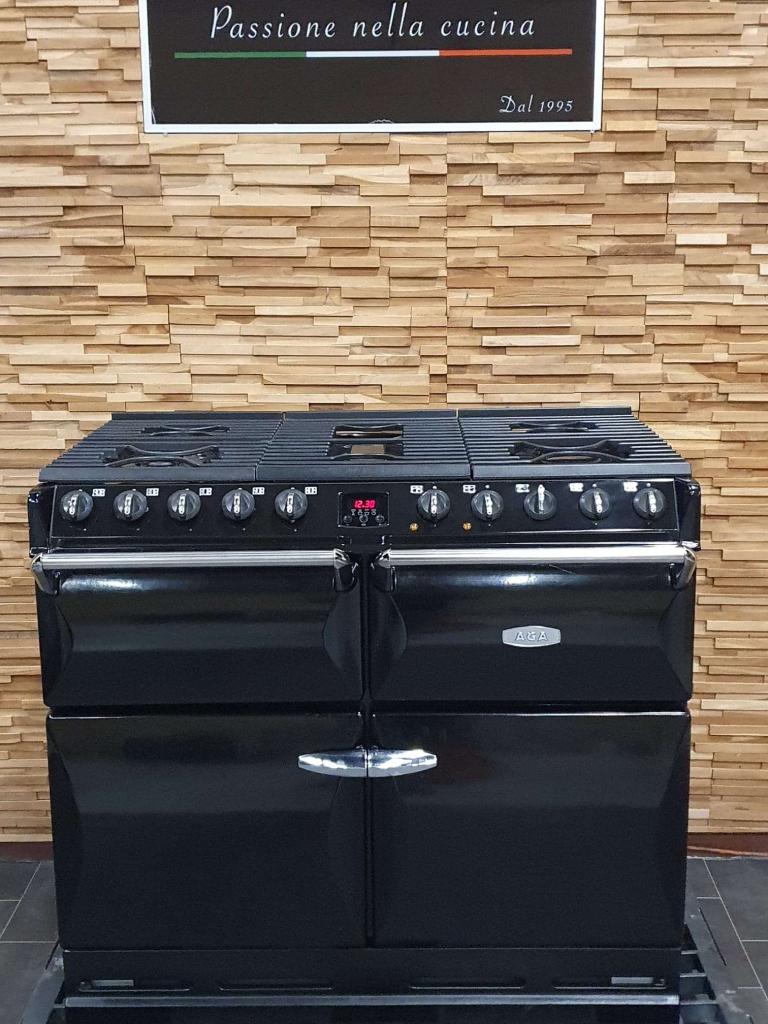 🔥Luxe AGA MASTERCHEF DELUXE gasfornuis 100cm zwart 4 ovens, Niet ingevuld, 60 cm of meer, Niet ingevuld, Ophalen of Verzenden