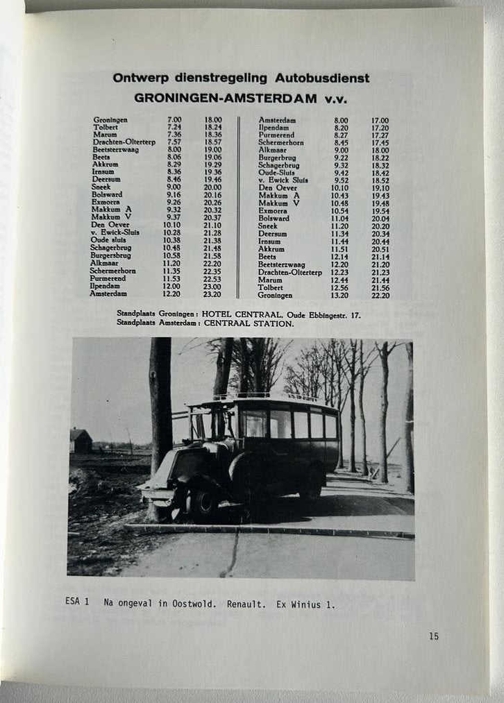 60 Jaar E.S.A. Elema-Stollenga's Autodiensten N.V. 1927-1987, Ophalen of Verzenden, 20e eeuw of later, Gelezen