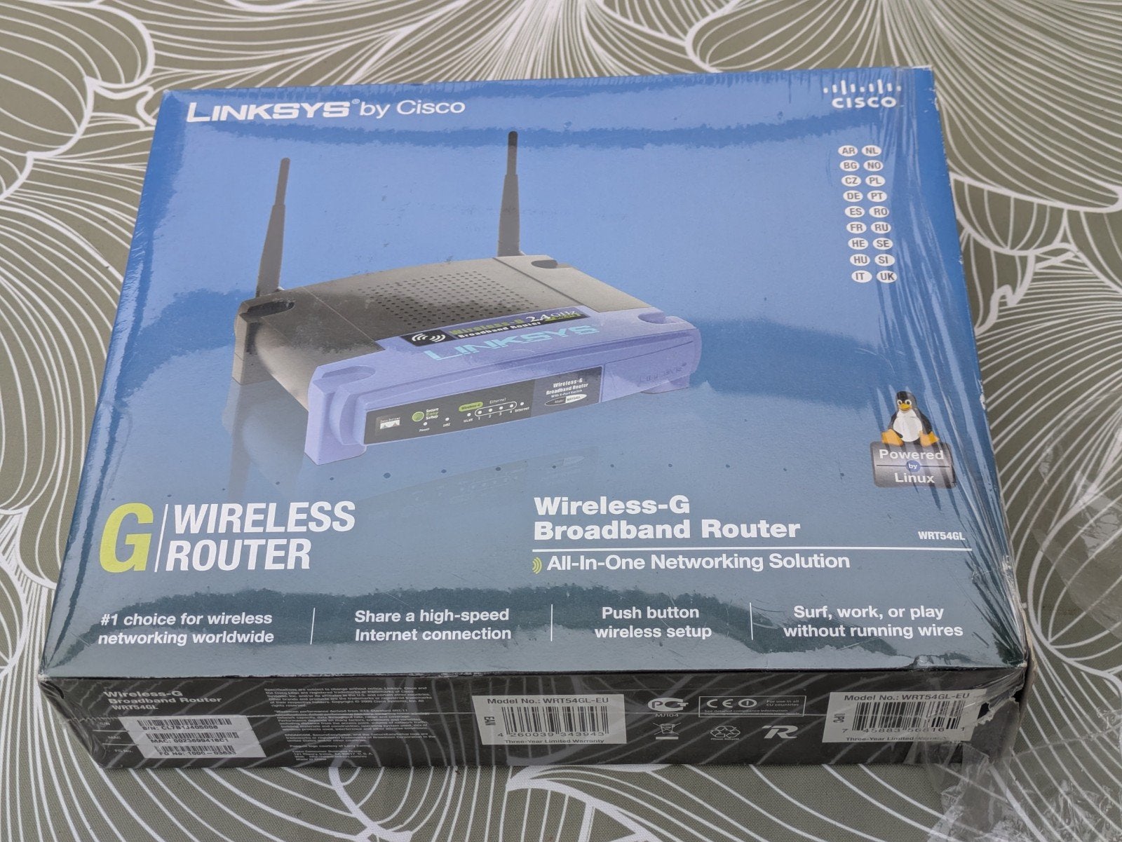T.e.a.b. Linksys WRT54GL-EU Router - nette staat!, Ophalen, Zo goed als nieuw, Router, Cisco Linksys