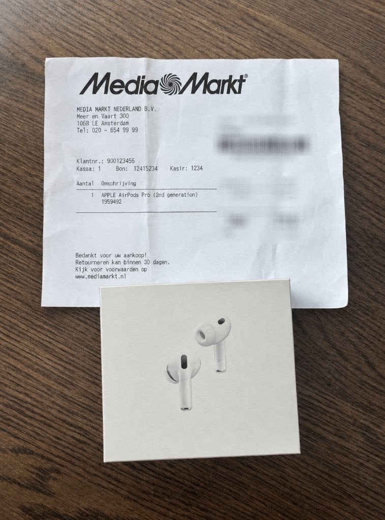 AirPods Pro 2 met aankoopbon, Telecommunicatie, Mobiele telefoons | Oordopjes, Bluetooth, In gehoorgang (in-ear), Nieuw, Ophalen of Verzenden