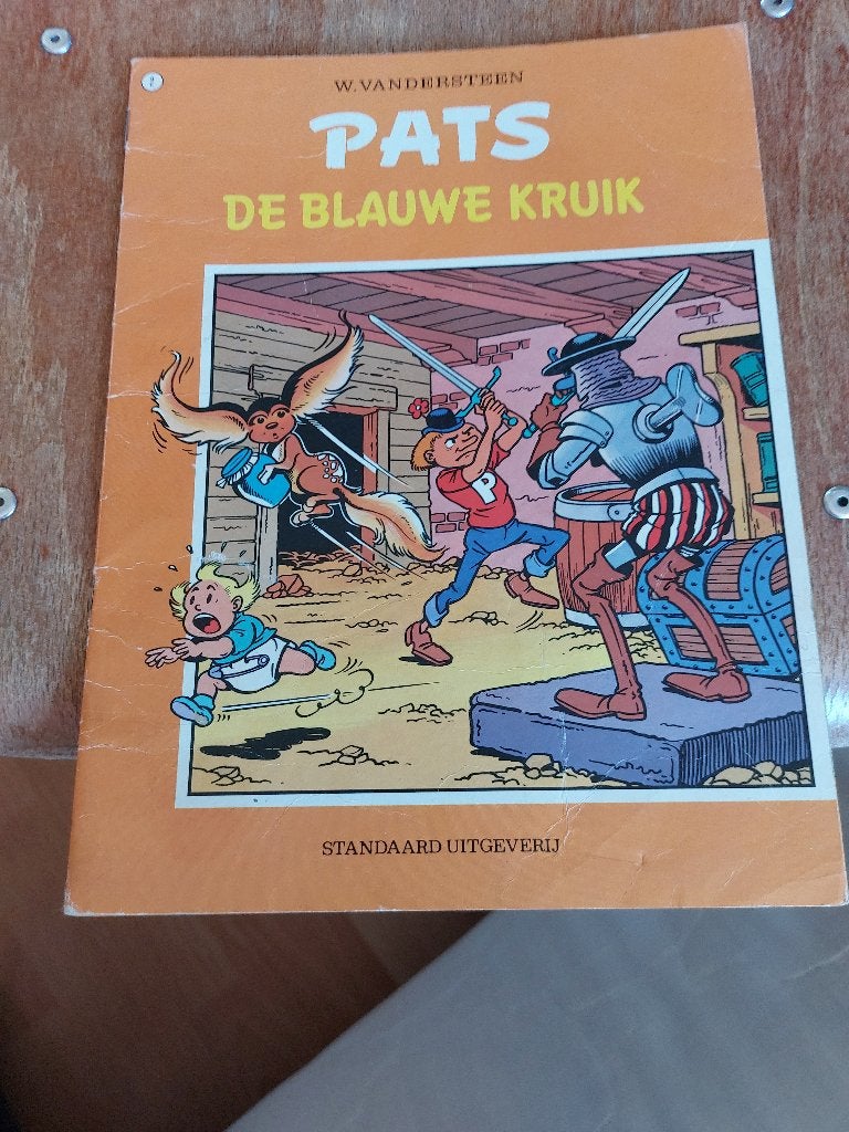 Pats de blauwe kruik, Eén stripboek, Ophalen of Verzenden