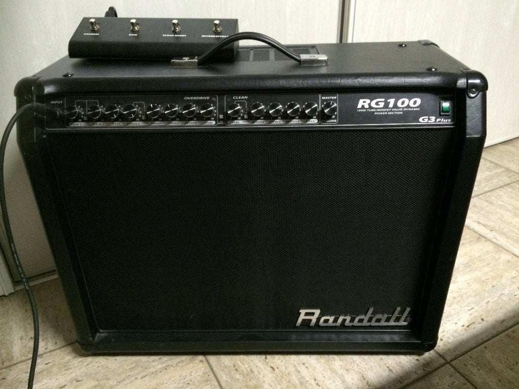 Randall versterker ideaal voor stevige rock en metal RG 100, Muziek en Instrumenten, Ophalen, Gebruikt, Gitaar, 100 watt of meer