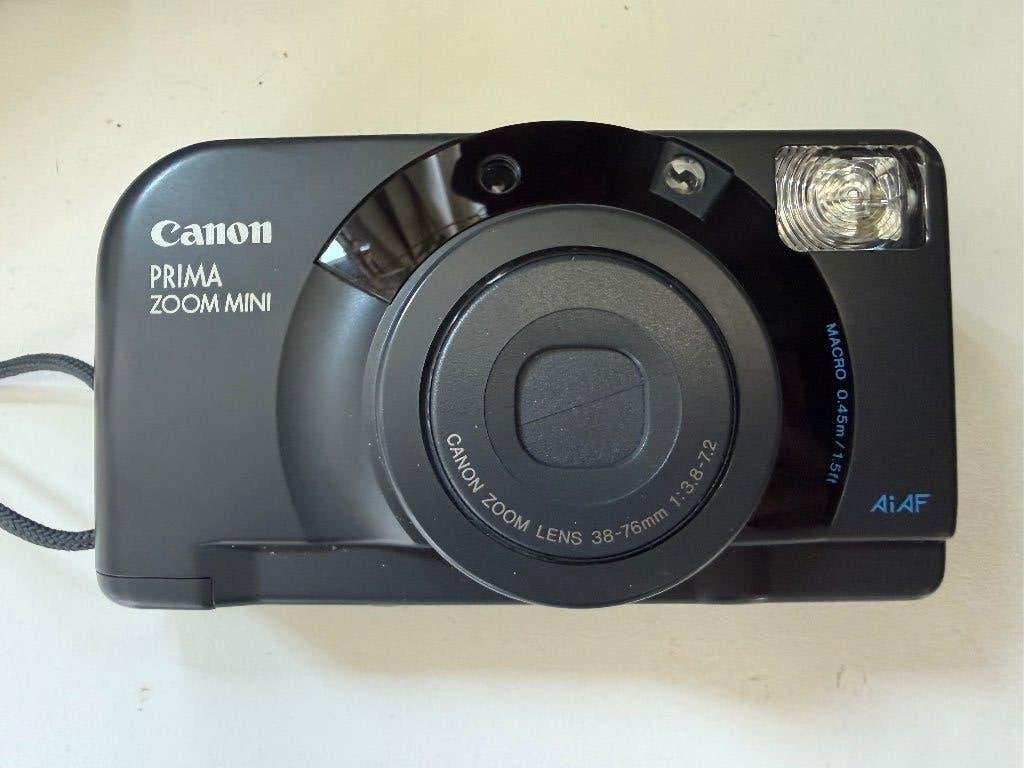 Canon Prima Zoom Mini – Vintage 35mm Analoge Compactcamera, Ophalen of Verzenden, Gebruikt, Compact, Canon