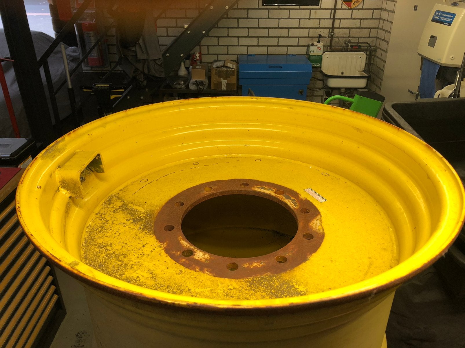 John deere velgen 27x32 inch, Ophalen
