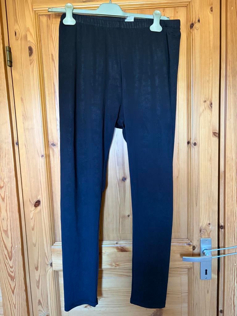 Lange broek zwart Norah 48 elastiek taille 40/54, Kleding | Dames, Zwart, Ophalen of Verzenden, Zo goed als nieuw, Legging