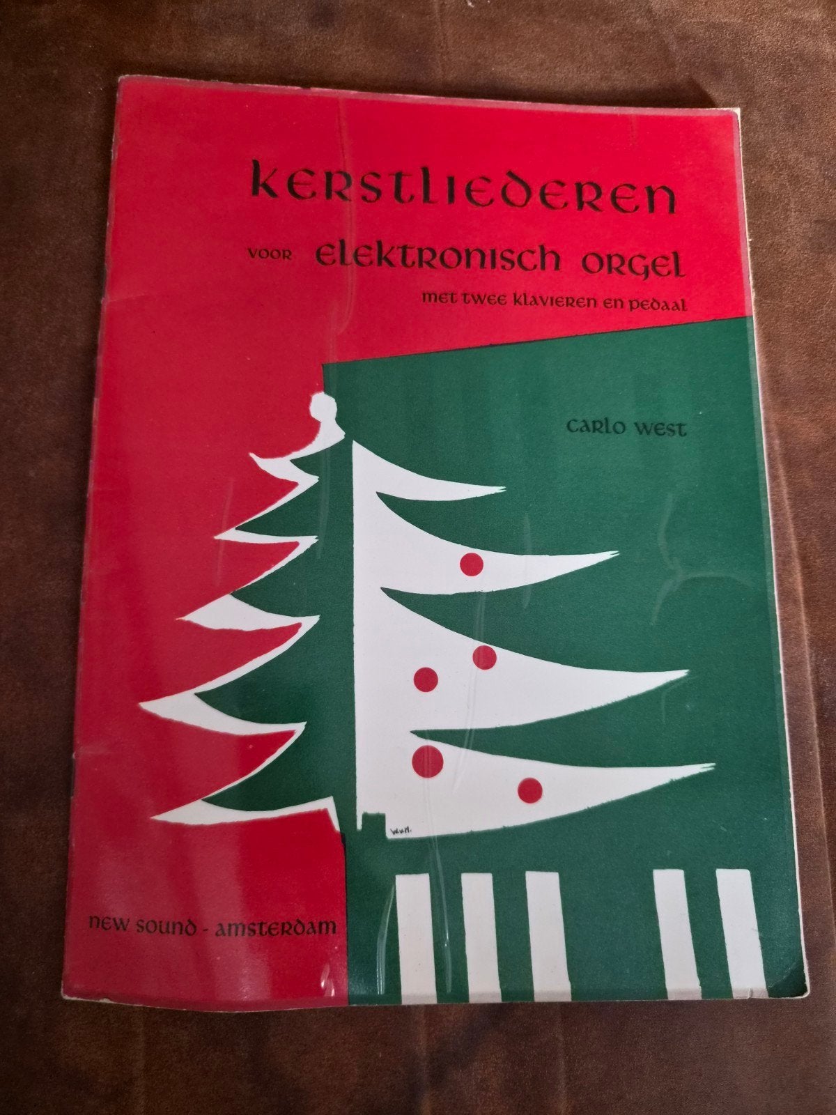 Kerstliederen voor elektronisch orgel - Carlo West, Orgel, Gebruikt, Overige soorten, Ophalen of Verzenden