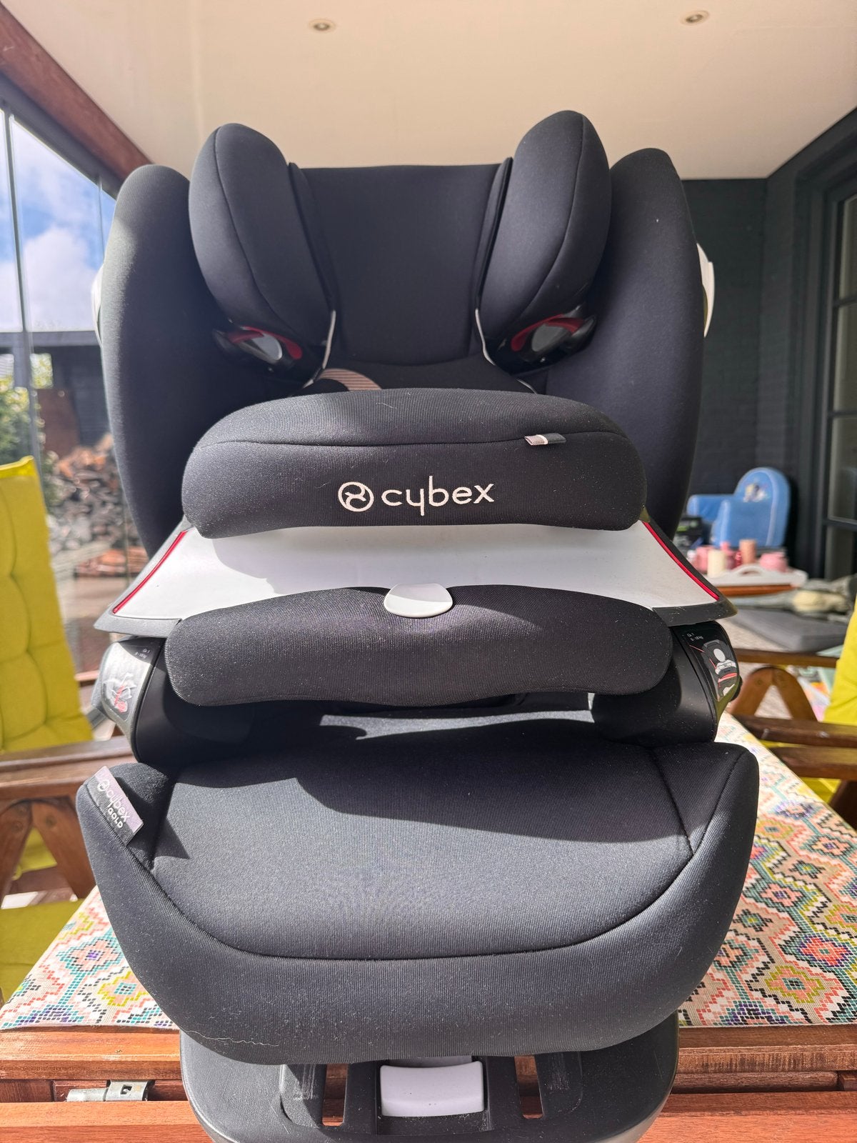 Cybex Pallas M-Fix Gold Line autostoel 9-36 kg, Autogordel of Isofix, Gebruikt, Verstelbare rugleuning, 9 t/m 36 kg