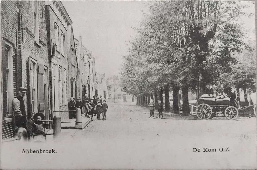 Abbenbroek - De Kom O.Z. (ca. 1905) - Gelopen, Verzamelen, Verzenden, Voor 1920, Gelopen, Zuid-Holland
