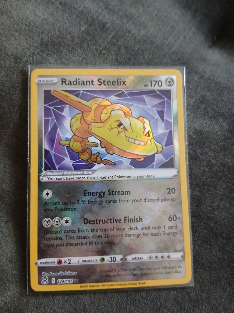 Radiant steelix, Ophalen of Verzenden, Nieuw, Losse kaart, Foil