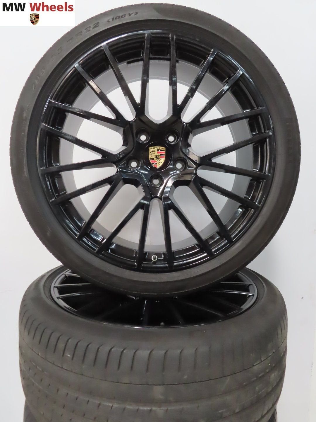 Porsche 22 inch Origineel velgen Cayenne spyder zomerbanden, Auto-onderdelen, Banden en Velgen, Banden en Velgen, Zomerbanden