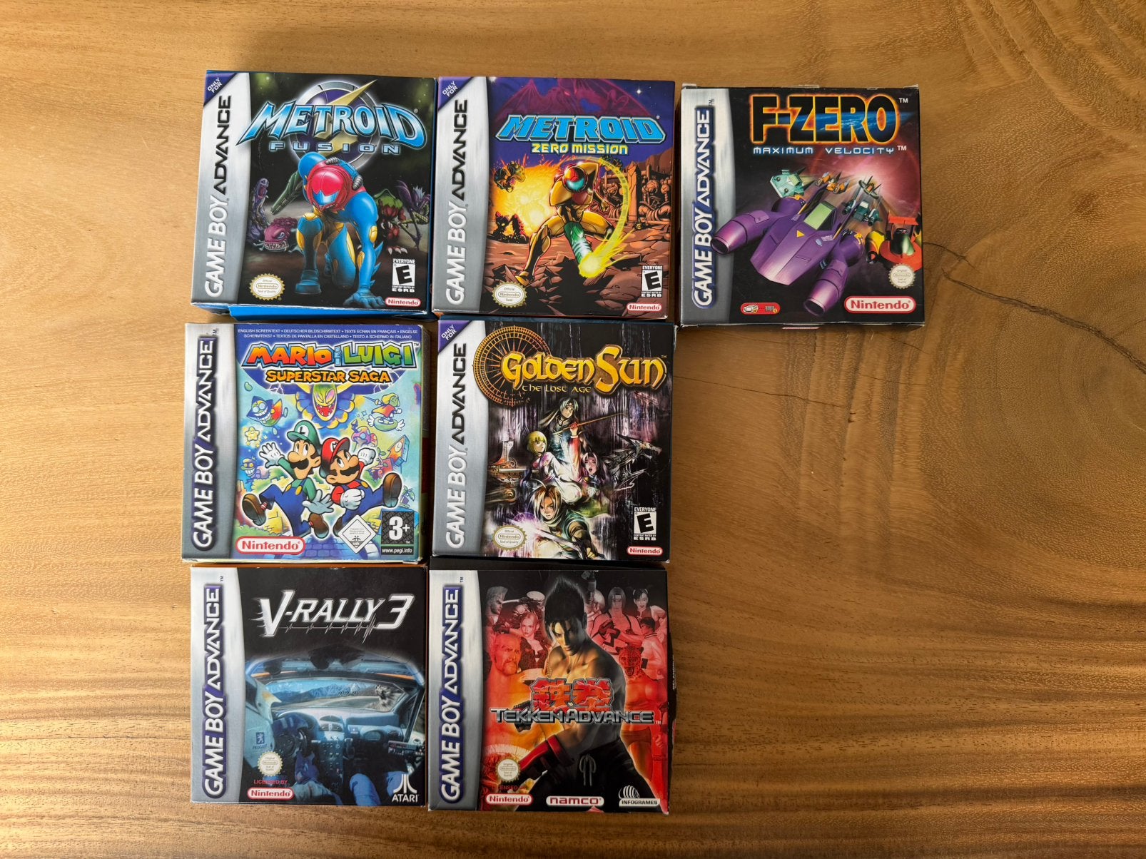 7 originele Game Boy Advance games – Metroid, Mario, F-Zero, Spelcomputers en Games, 1 speler, Ophalen of Verzenden, Zo goed als nieuw
