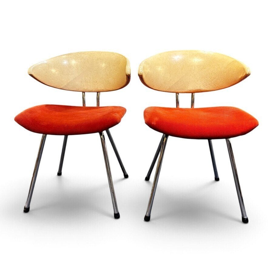 Paar buisframe stoelen, Gebroeders de Wit, Ophalen of Verzenden