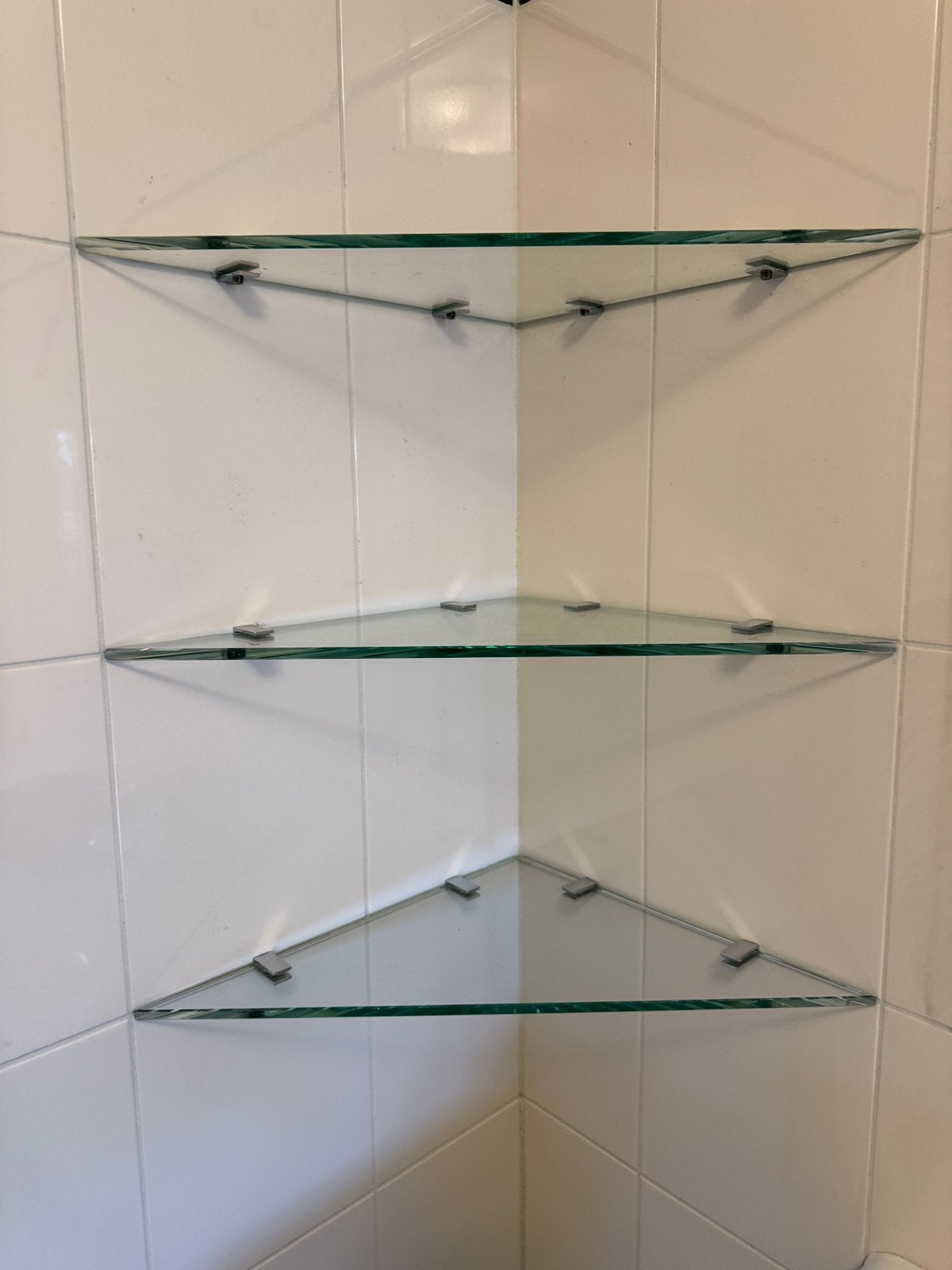 Glazen wandplank 3 stuks, Ophalen, Zo goed als nieuw