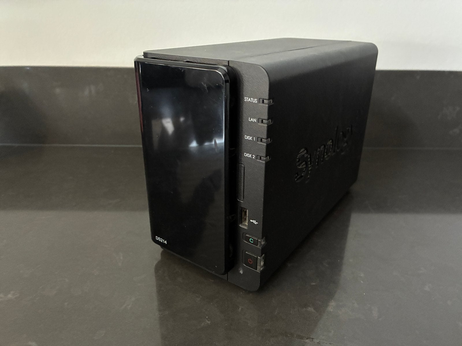 Synology NAS DS214 - met 1 goed werkende schijf 1,8 TB, Ophalen, Gebruikt