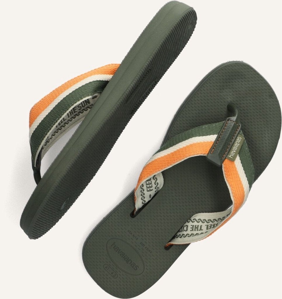 Nieuw Havaianas Urban Way groene teenslippers maat 43/44, Slippers, Overige kleuren, Havaianas, Nieuw