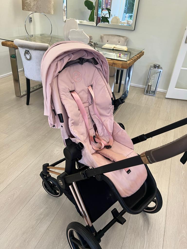 Cybex Priam kinderwagen met autostoeltje, Overige merken, Gebruikt, Ophalen of Verzenden, Combiwagen
