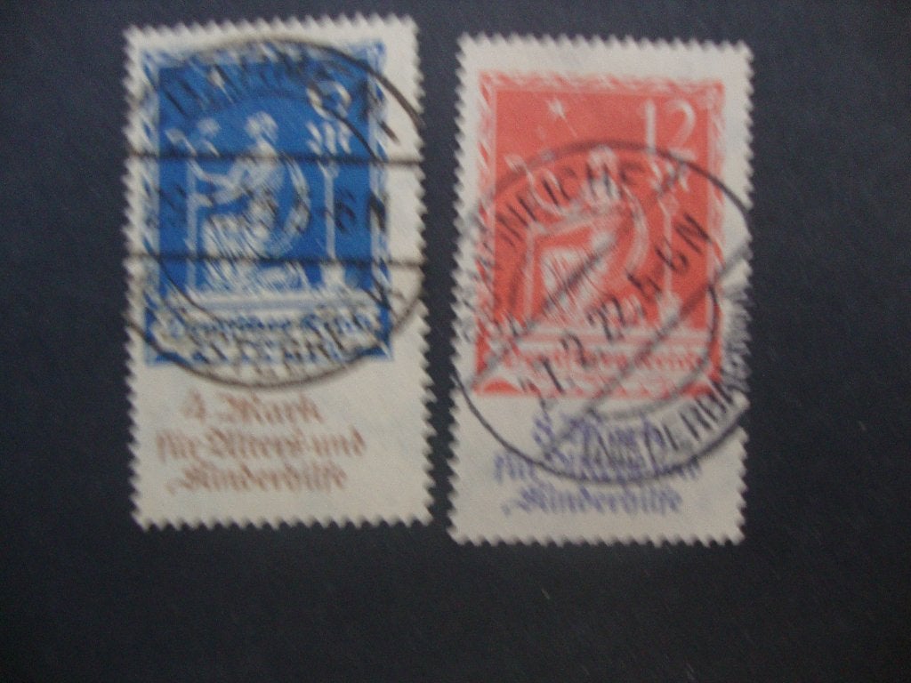 Duitse Rijk serie 233-234 mooi gesempld. ( aanbieding ), Ophalen of Verzenden, Overige periodes, Gestempeld