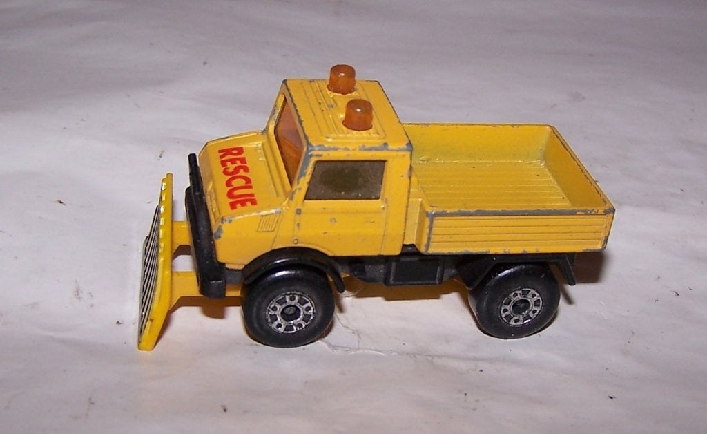 Matchbox 48 Unimog Rescue 1983. Izgs., Ophalen of Verzenden, Zo goed als nieuw, Bus of Vrachtwagen
