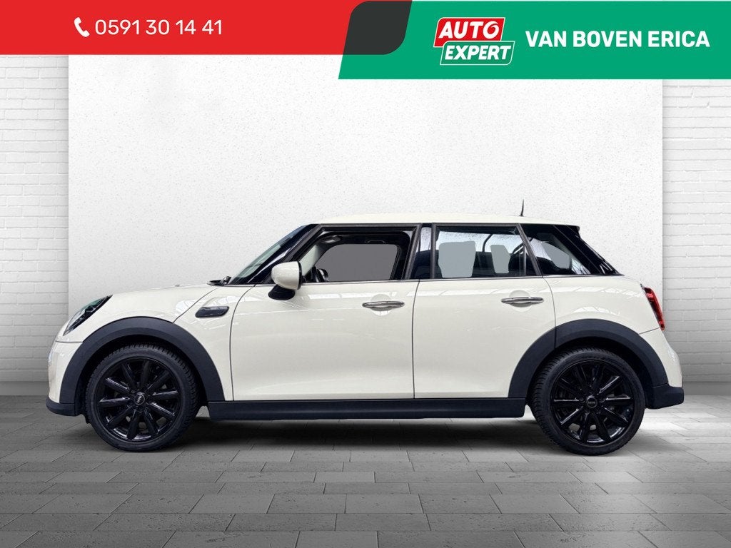 MINI MINI 5-deurs 1.5 Automaat Facelift Carplay Navi Pdc Cru, Auto's, Automaat, Stof, Gebruikt, Wit