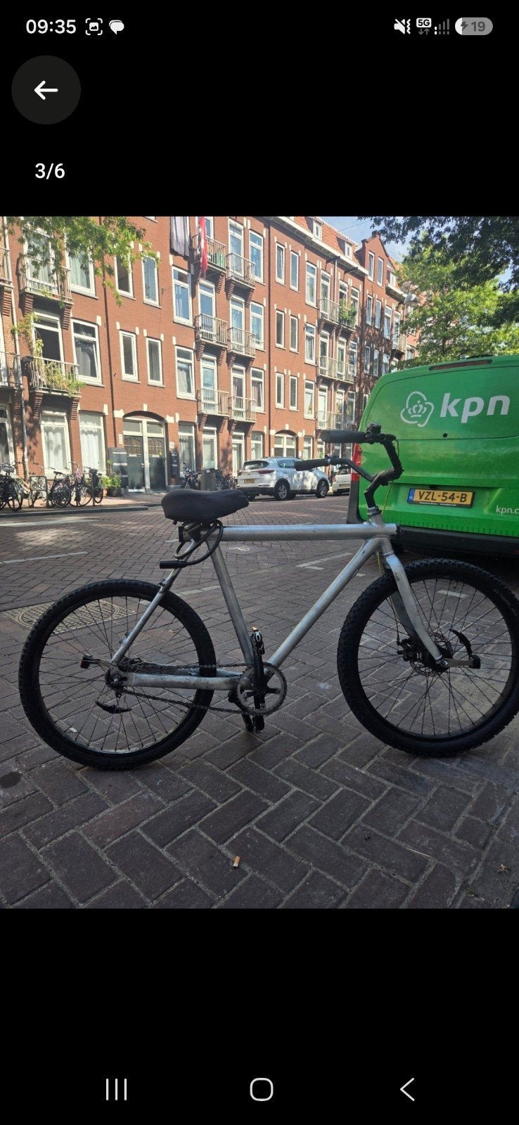 vanmoof fiets, Gebruikt, Schijfrem, 53 tot 57 cm, Ophalen