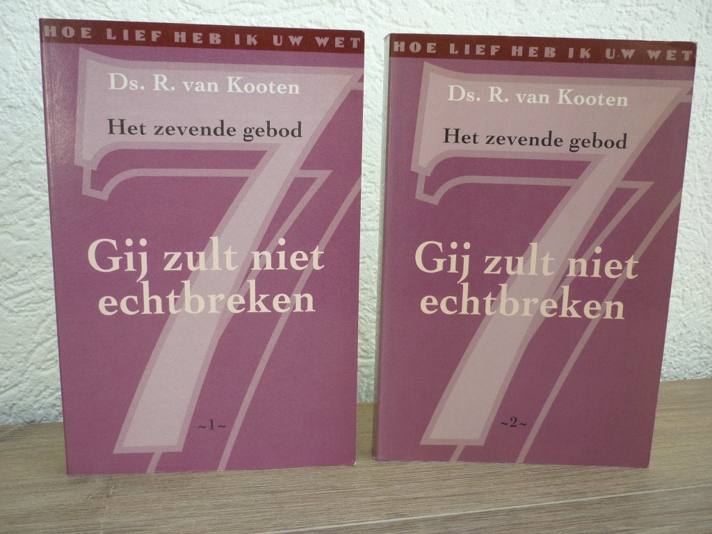 Ds. R. van Kooten - Het zevende gebod - deel 1 en 2, Boeken, Godsdienst en Theologie, Ophalen of Verzenden, Gelezen, Christendom | Protestants