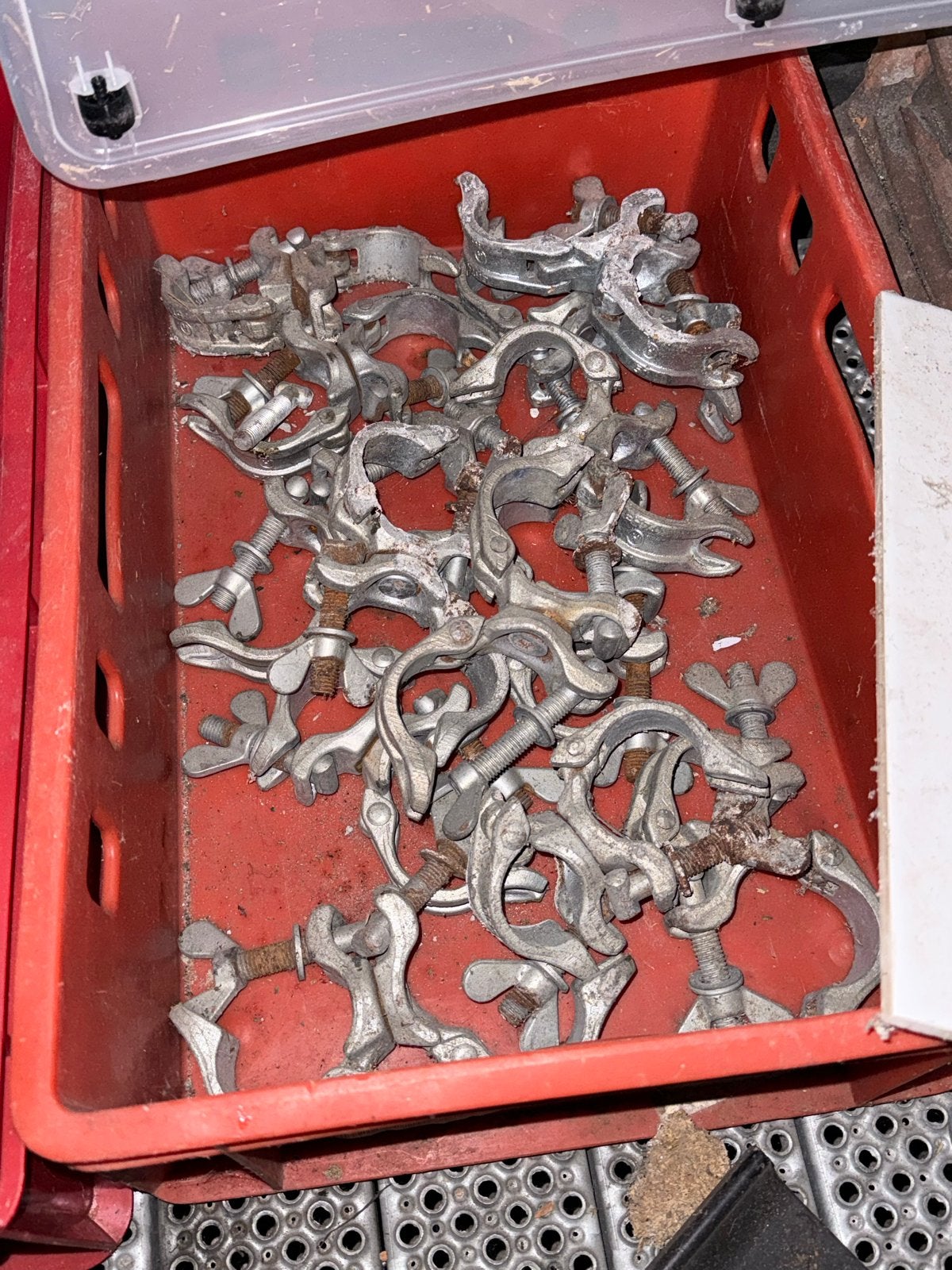 Diverse klemmen en bevestigingsmaterialen, Ophalen of Verzenden, Gebruikt, Overige typen