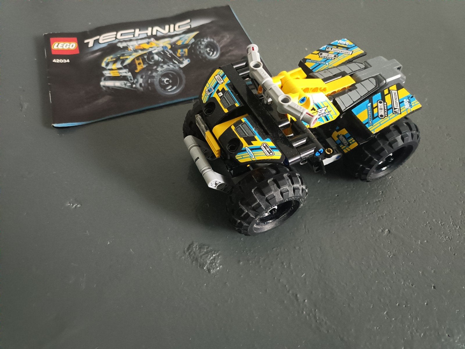LEGO Technic Quad 42034 - Compleet met boekje, Ophalen of Verzenden, Zo goed als nieuw, Overige merken
