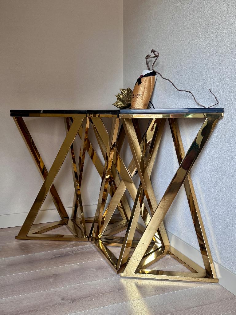 Chique side table Eichholtz, 5 st. voor slechts 575 euro, Ophalen, Minder dan 50 cm, Nieuw, Minder dan 50 cm