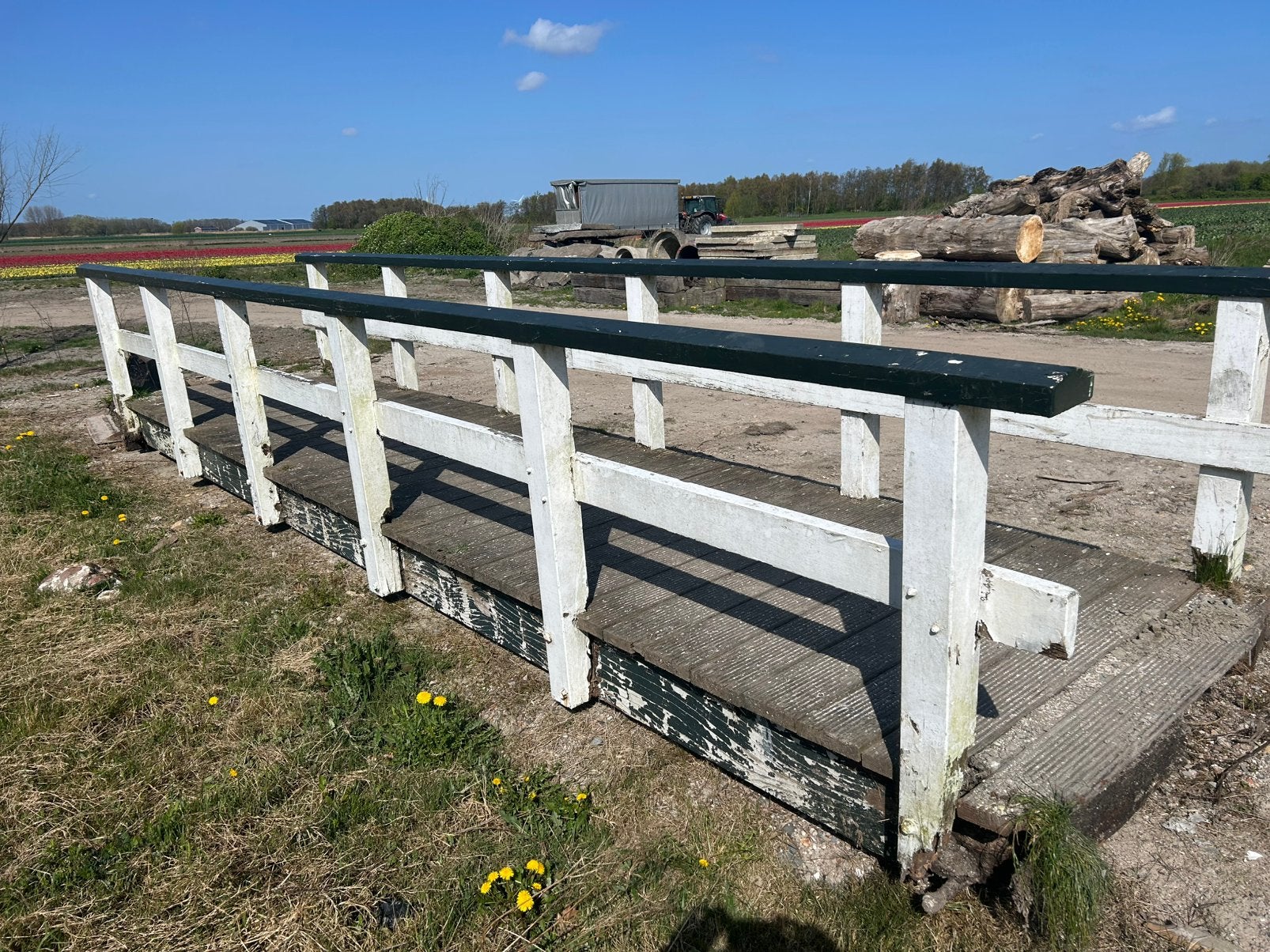 Te koop brugdek 1,60 m breed en lengte 6,50 m, Ophalen, Gebruikt, Overige typen, Minder dan 2 meter