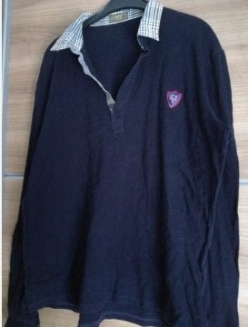 als nieuw Dunne trui polo longsleeve ICEberg zwart XXXL 3XL, Kleding | Heren, Ophalen of Verzenden, Zo goed als nieuw, Overige maten