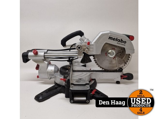 Metabo KGS 254M Afkortzaag  met trekfunctie | Nette staat, Doe-het-zelf en Verbouw, Metabo, Zo goed als nieuw, Support@metabo.com