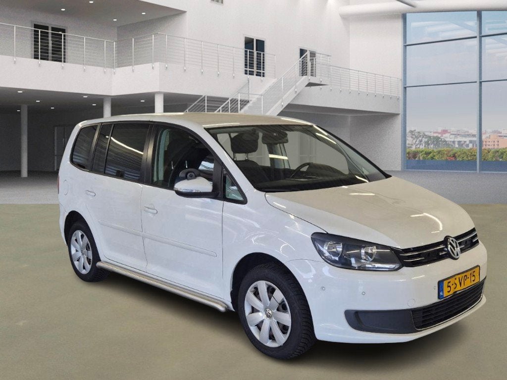 Volkswagen Touran 2.0 TDI Comfortline BlueMotion, Auto's, Volkswagen, Euro 5, 4 cilinders, Automatische klimaatregeling, Wit