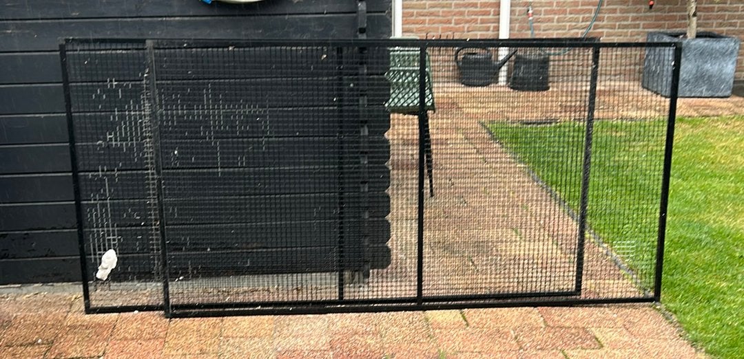 Gaas panelen, Ophalen, Zo goed als nieuw, Aluminium, Volière