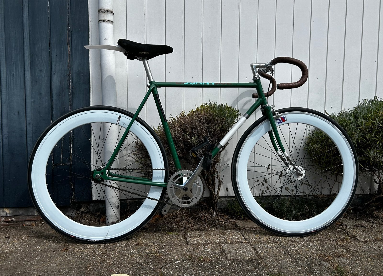 Kyoso Fixed Gear Fiets - Maat 56, Gebruikt, Velgrem, 53 tot 57 cm, Ophalen