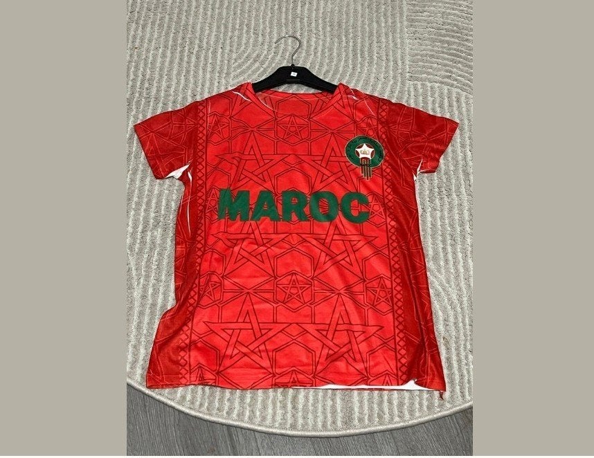 Marokko Voetbalshirt - Maat 110/164 nieuw, Ophalen of Verzenden, Nieuw, Jongen of Meisje