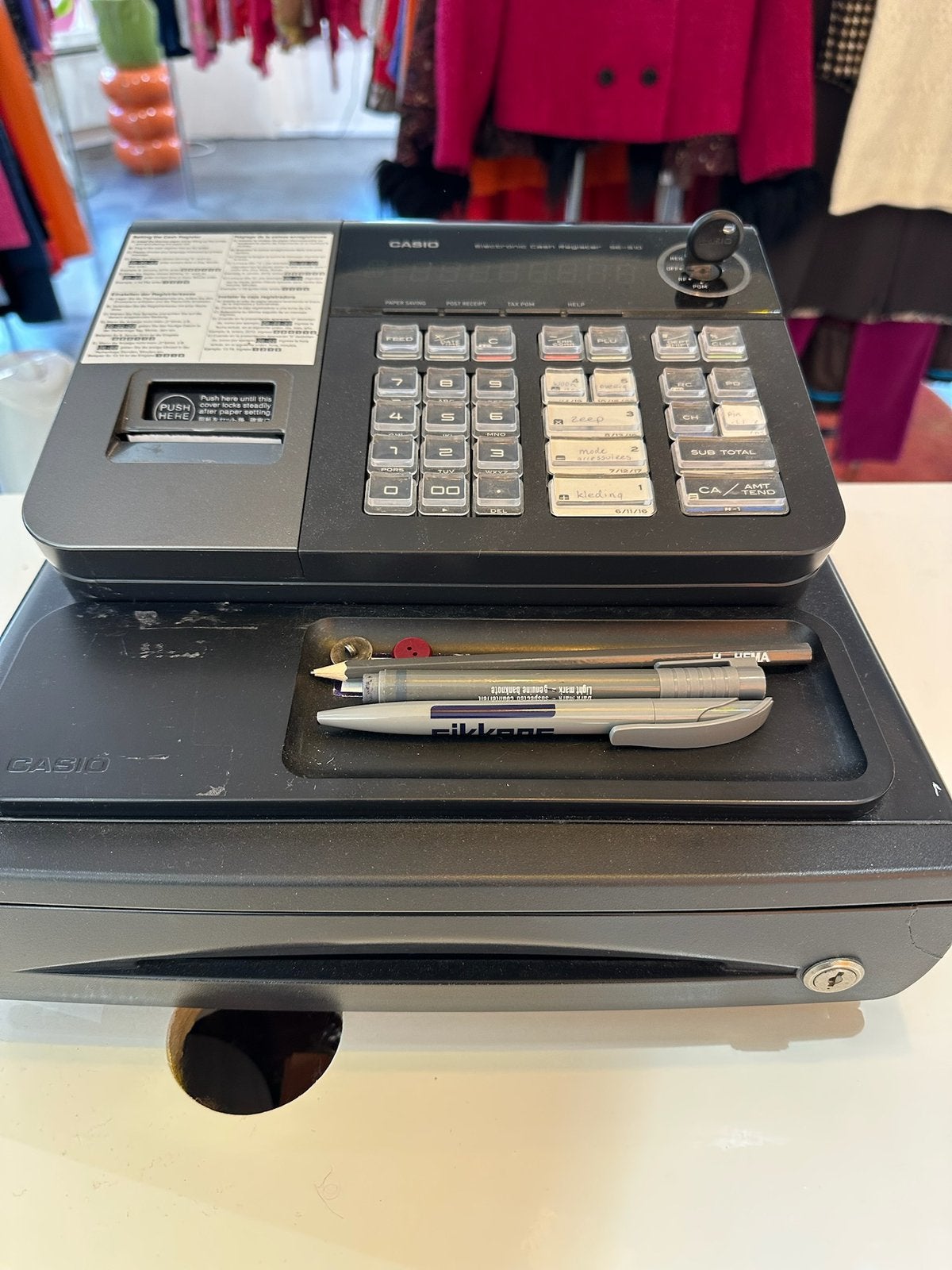Casio kassa SE-510 Electronic Cash Register, Ophalen, Overige typen